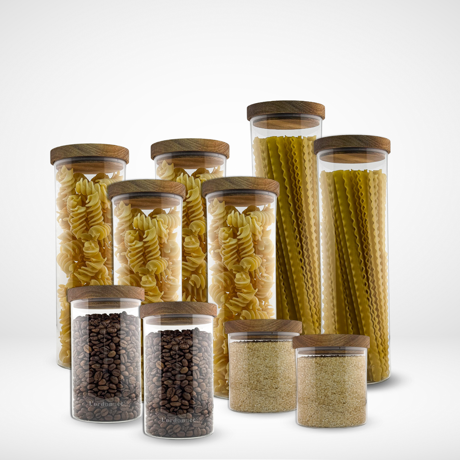 Lot De 6 Boîtes à Avoine De Nuit De 700 Ml Avec Couvercles