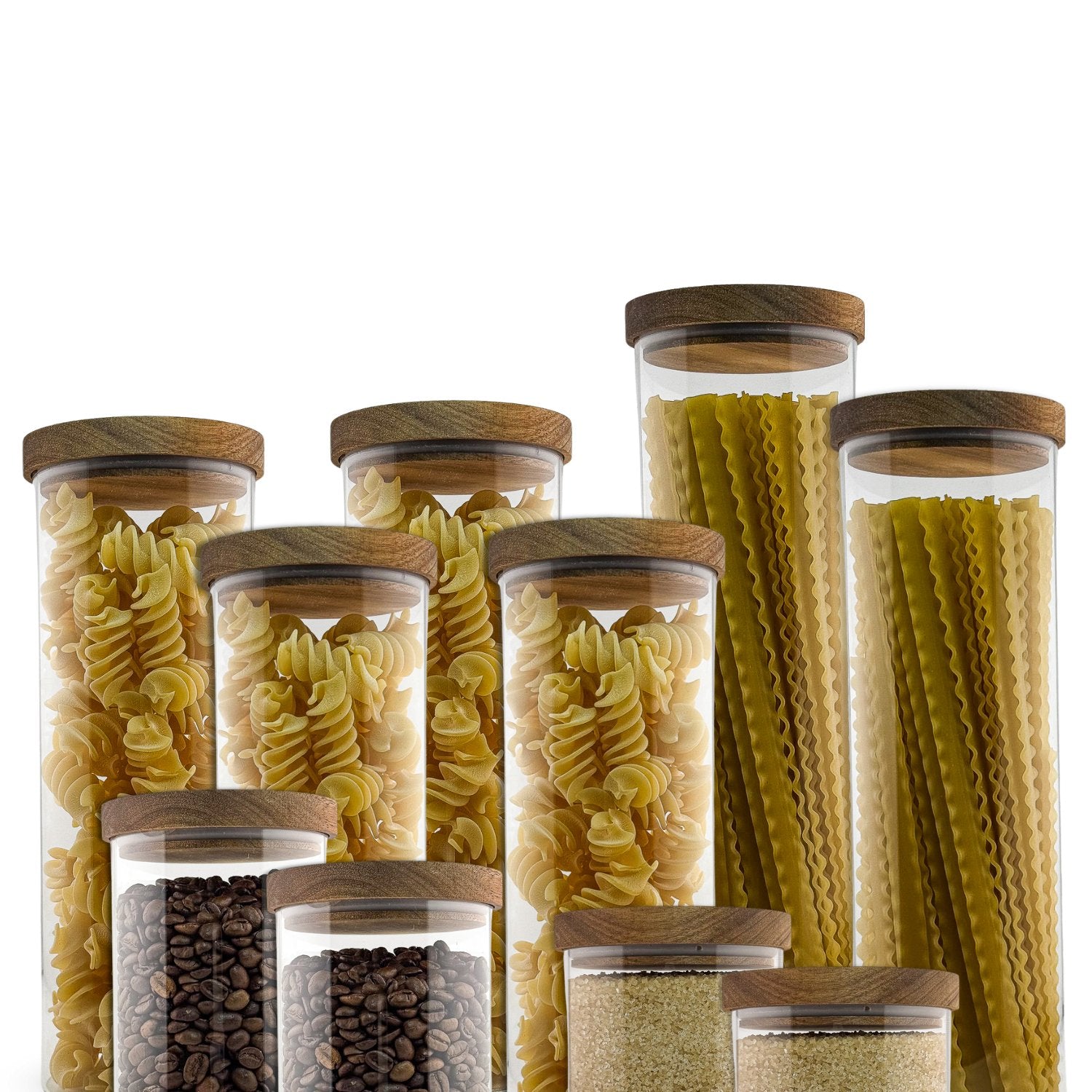Packs bocaux acacia