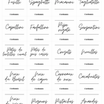 Pack de 120 étiquettes cuisine - Design Gabrielle - L'ordonnée