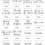 Pack de 120 étiquettes cuisine - Design Gabrielle - L'ordonnée