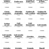 Pack de 120 étiquettes cuisine - Design Rosa - L'ordonnée