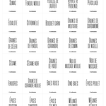 Pack de 90 étiquettes épices - Design Amantine - L'ordonnée