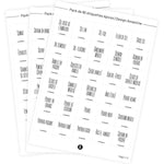 Pack de 90 étiquettes épices - Design Amantine - L'ordonnée