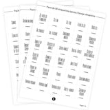 Pack de 90 étiquettes épices - Design Amantine - L'ordonnée