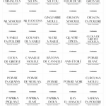 Pack de 90 étiquettes épices - Design Olympe - L'ordonnée