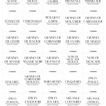 Pack de 90 étiquettes épices - Design Olympe - L'ordonnée